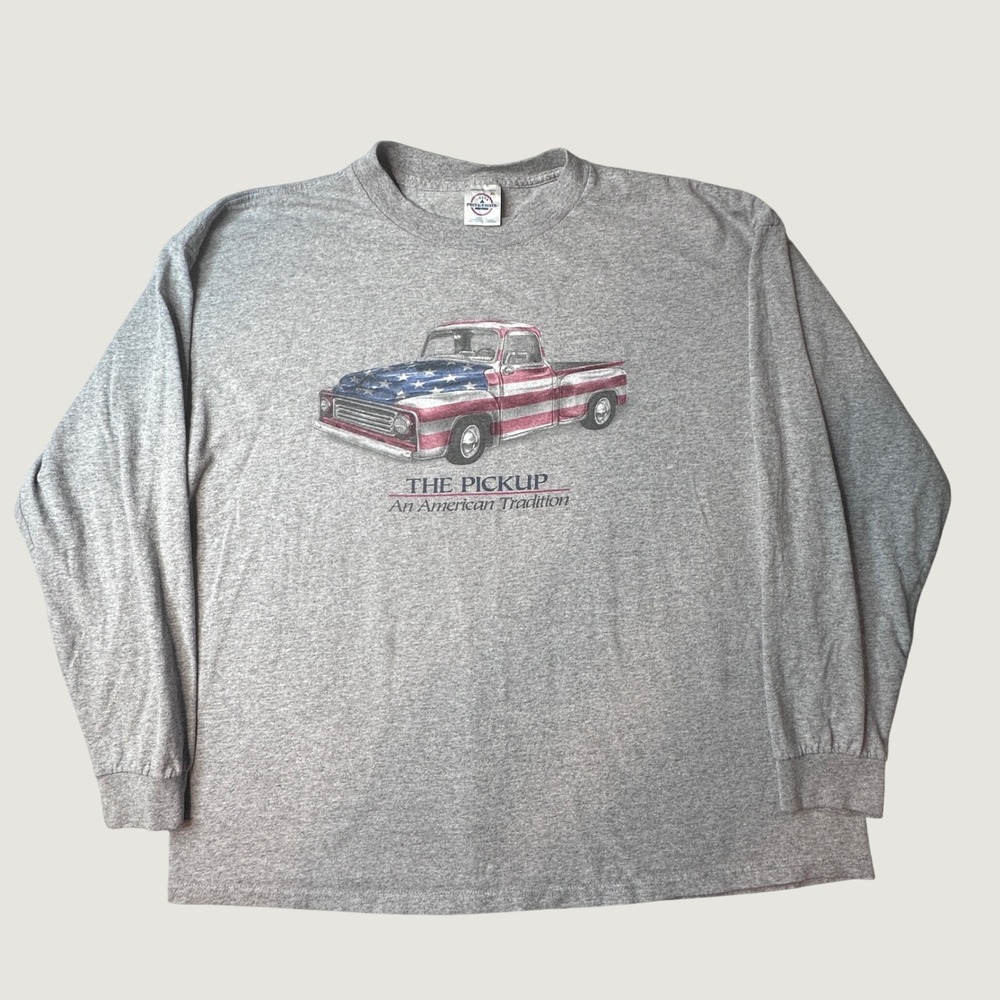 Delta Pro Weight T-Shirt Mens XL The Pickup American Tradition Gray Delta